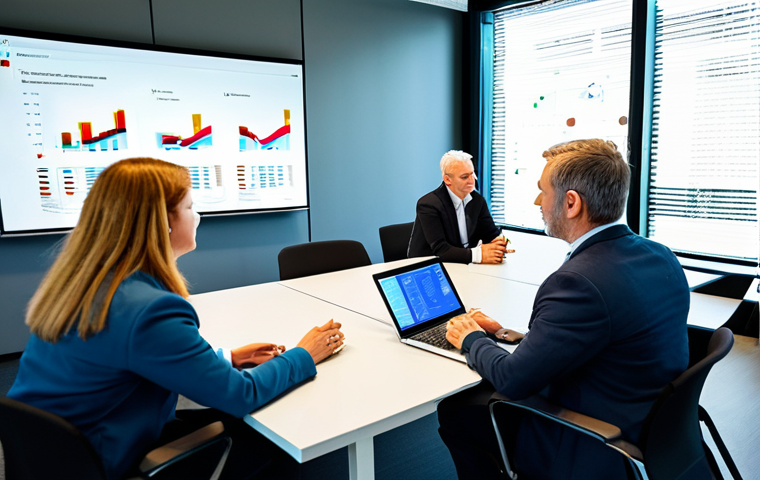 글로벌 비즈니스 분야 취업을 위한 전략 - Modern Office Scene**

"A professional, fully clothed businesswoman in a modern, bright office in Am...