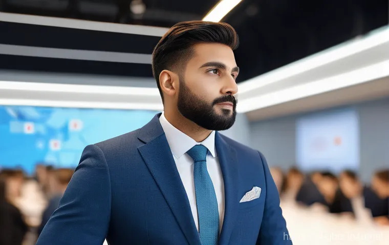 글로벌 비즈니스 자격증과 경력 관리 - **Prompt:** "A young, determined professional, dressed in smart casual attire, meticulously planning...