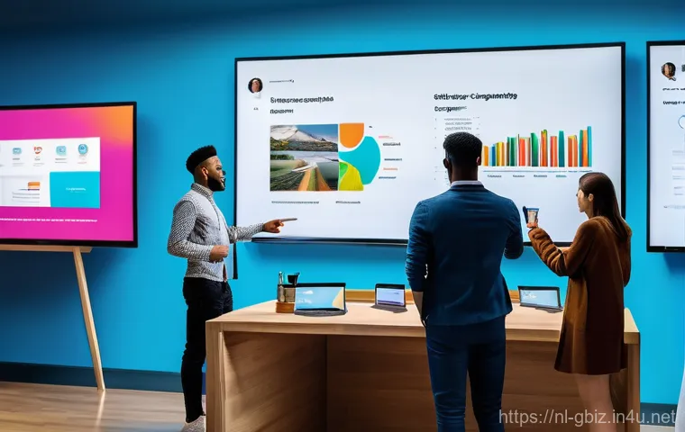 글로벌 비즈니스 글로벌화 이해 - Cultural Exchange in a Modern Business Meeting**

**Prompt:** A diverse group of business profession...