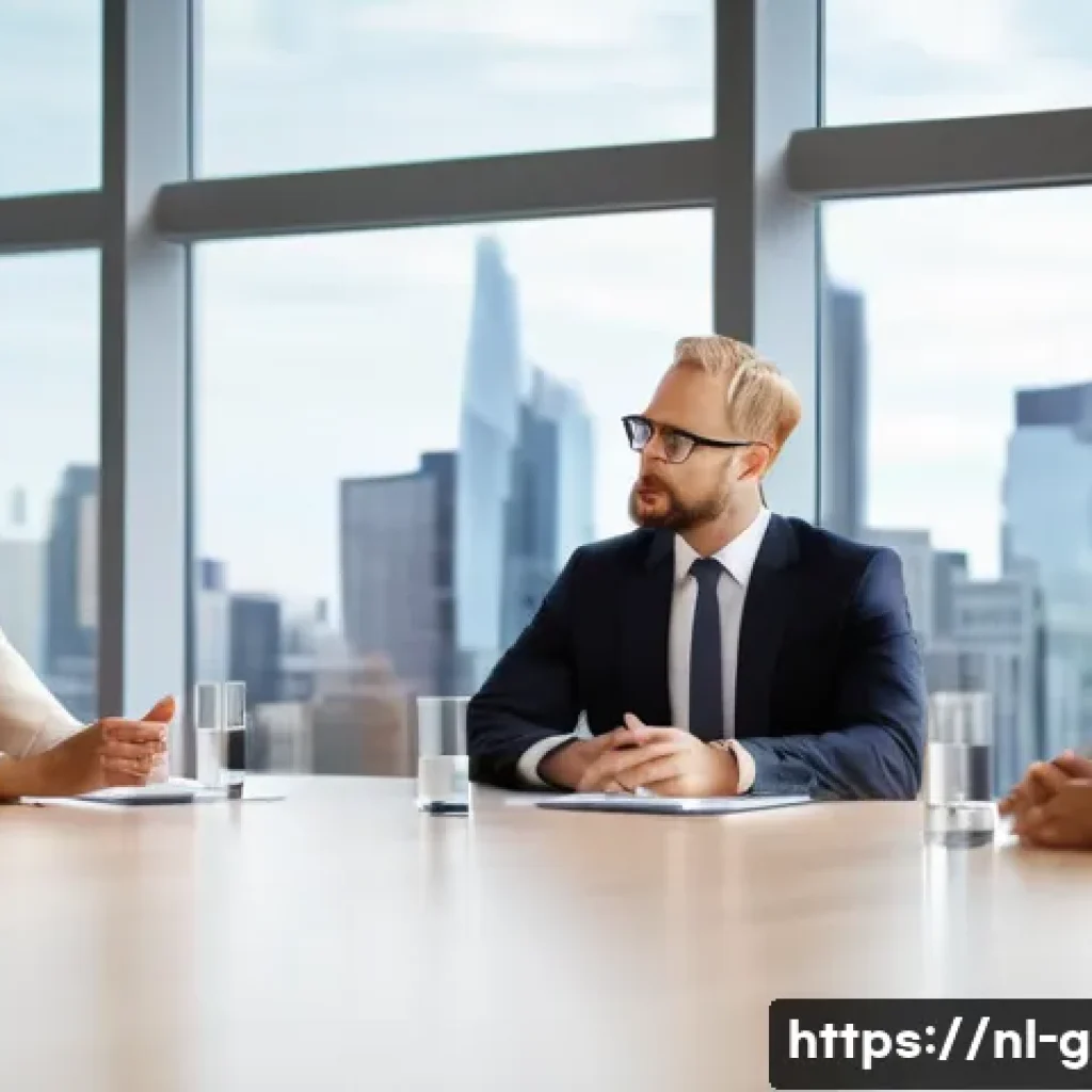 글로벌 비즈니스 연봉 협상 전략 - **Prompt**: A diverse group of four professionals (two men, two women) from different cultural backg...